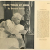Mark Twain at work.