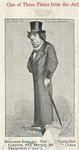 Benjamin Disraeli, the first Vaniy Fair cartoon, 30th January 1869, by Carlo Pellegrini ('Ape') [from Vanity Fair, July 2, 1878].