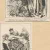 Labor and rest ; The great wrestling match in England, the election grip [a sheet with two caricatures].