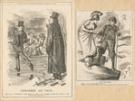 Performer and critic (from Punch, or the London Charivari, December 20, 1879) ; On the dizzy brink [a sheet with two caricatures].