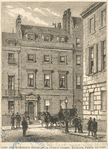 Lord Beaconsfield's house at 19, Curzon-Street, Mayfair, where he died [from the Illustrated London, April 30, 1881].