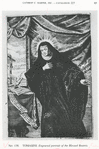 No. 138. Tomasini. Engraved portrait of the blessed Beatrix