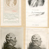 Three portraits (and one reproduction) of Pierre Augustin Caron de Beaumarchais.