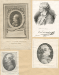 Pierre Augustin Caron de Beaumarchais [four portraits].