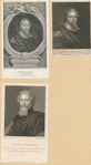 Francis Beaumont [a sheet with three portraits].