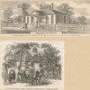 Beauregard's head-quarters, Corinth, Mississippi, now in possession of our troops ; The Civil War in America,: Fairfax Courthouse, the head-quarters of General Beauregard.