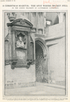 A Christmas martyr: the spot where Becket fell in the north transept of Canterbury Cathedral.