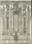 La gvglia della Madonna del Populo : faccia uerso tramontana, faccia uerso oriente, faccia uerso mezzogiorno, faccia uerso occidente ; Colonna Antonnia ; Colonna Traiana.
