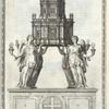 Questo è il disegno del tabernacolo di metallo dorato à fuoco per il Santissimo Sacramento collocato su l'altare posto sopra il Presepio di Christo nostro Red.re. nella capella di N. Sig.re....
