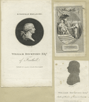 William Beckford [a sheet with three portraits of both father and son].