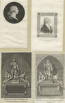 William Beckford [a sheet with four portraits of both father and son].
