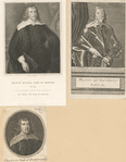 Francis Russell, earl of Bedford [a sheet with three portraits].