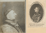 John Duke of Bedford [a sheet with two portraits].