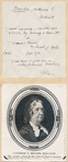 Catherine E. Beecher, educator [a sheet with notes and a portrait].