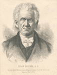 Lyman Beecher, D.D., drawn by S. Wallin, from a daguerreotype, by M. M. Lawrence.