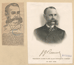 James G. Beemer [a sheet with two portraits].