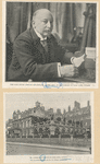 The late South African millionaire, Alfred Beit, in his library at Park Lane, London ; Mr. Alfred Beit's house in Park Lane, London 