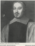 Richard Bellingham [painted by] William Read, courtesy of the Pennsylvania Museum.