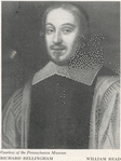 Richard Bellingham [painted by] William Read, courtesy of the Pennsylvania Museum.
