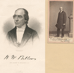 Rev. Henry W. Bellows, D.D., pastor of All Soul's (Unitarian) New York City [a sheet with two portraits].