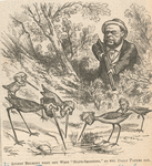 August Belmont went out west 'snipe-shooting,' so the daily papers say [Harper Weekly, May 18, 1872].