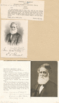 Erastus C. Benedict [a sheet with two portraits].