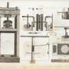 Plans and diagrams of various machinery for Olive oil mills.