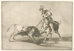 El Cid Campeador lanceando otro toro.