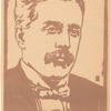 Arnold Bennett, a woodcut by Bertrand Zadig.