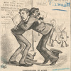 Companions in arms [cartoon depicting Whitelaw Reid and James Gordon Bennett, junior].