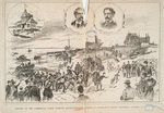 Landing of the commercial cable company Mackay-Bennett Cables at Manhattan Beach, Saturday, October 18 ; Shore Station ; John W. Mackay ; James Gordon Bennett.