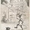 What he's coming to [caricature of James Gordon Bennett, junior, with his father standing above].