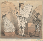 The American Moses [cartoon depicting James Gordon Bennett, junior, and Aaron Parnell].