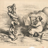 Where there is an evil (Cæsarism scare) there is a remedy (ridicule) [cartoon depicting James Gordon Bennett, junior, as Brutus, and Thomas Nast, from Harper's weekly, November 8, 1873].