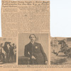 Left : contemporary print depicting Henry Bergh, founder of the American Society for the Prevention of Cruelty to Animals on one of the occasions when he stopped an overloaded horse car and refused to permit the driver to proceed until the excessive load was lightened ; center : photograph of Mr. Bergh about the time he founded the A.S.P.C.A. ; right : drawing showing a cartload of live sheep and calves, legs ties and thrown in a miserable heap, a practice Mr. Bergh and the society were able to stop.