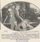 Emile Berliner, who invented the gramophone.