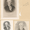 Gunning Bedford, Jr. [a sheet with three portraits].