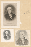 Gunning Bedford, Jr. [a sheet with three portraits].