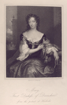 Mary, first Duchess of Devonshire, from the portrait at Hardwicke.