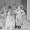 Margalo Gillmore as Kukachin and Alfred Lunt as Marco Polo.