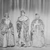 L to R: Henry Travers (Nicolo), Alfred Lunt (Marco Polo), and Ernest Cossart (Maffeo).