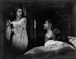 Alla Nazimova (Christine) and Lee Baker (Brig.-Gen. Mannon)