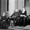L to R: Judith Anderson (Lavinia), Thurston Hall (Brig.-Gen. Mannon) and Florence Reed (Christine).