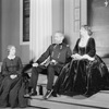 L to R: Judith Anderson (Lavinia), Thurston Hall (Brig.-Gen. Mannon) and Florence Reed (Christine).