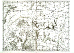 Lepus, Canis major, Argo navis, Sceptrum Brandenburgicum, Caela Scalptoris, Columba, Monoceros, Officina Typographica, Pyxis Nautica et Lochium Funis.
