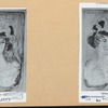 Duchess de Berri [a sheet with two portraits].