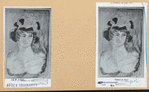Duchess de Berri [a sheet with two portraits].