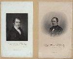 Mr. Macpherson Berrien [a sheet with two portraits].