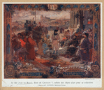 Le duc Jean de Berry, frère de Charles V, achète des objects d'art pour sa collection.