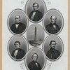 Governors, New England states, 1862 : Maine, Israel Washburn, Jr. ; New Hampshire, Nathaniel S. Berry ; Vermont, Frederick Holbrook ; Bunker Hill Monument ; John A. Andrew, Massachusetts ; William Sprague, Rhode Island ; Connecticut, Wm. A. Buckingham